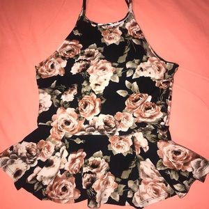 Peplum tank